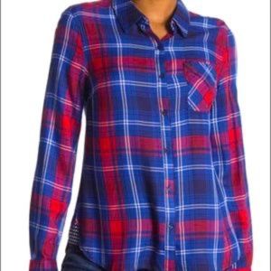 NWT Como Vintage Long Sleeve Plaid Shirt